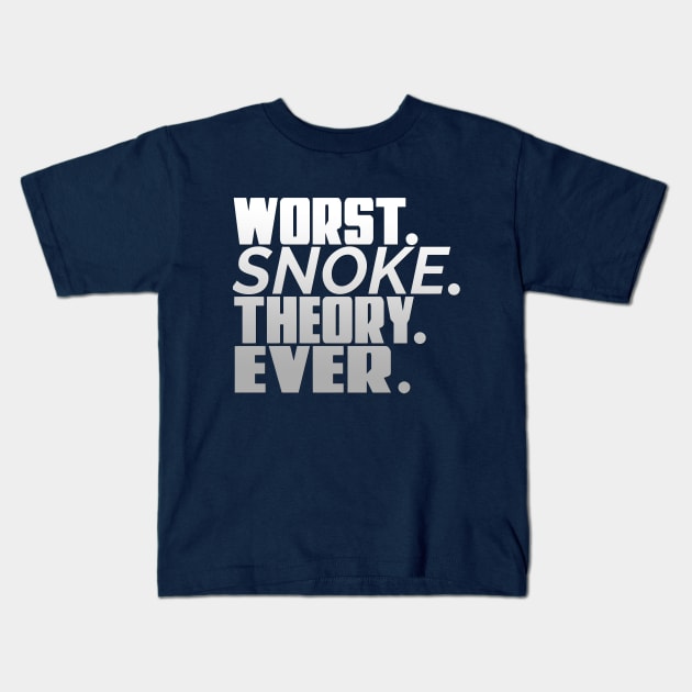 Worst. Snoke. Theory. EVER. Kids T-Shirt by SyloVideo